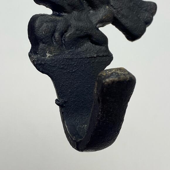 Federal Style Black Cast Iron Flying Eagle Towel Robe Hat Coat Keys‎ Hook JM172 - Picture 9 of 10
